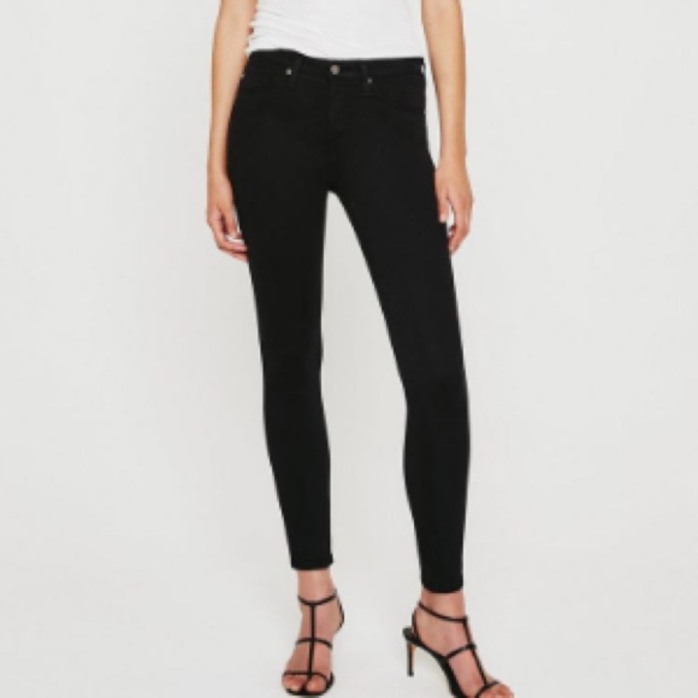 Adriano Goldschmied AG Black The Legging Super Skinny Jeans Size 28R